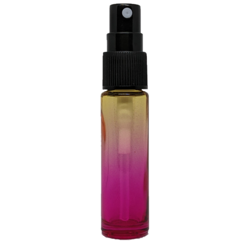 10ml Spray Bottle Yellow Pink Black Lid