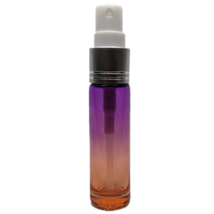 10ml Spray Bottle Purple Orange Silver Lid