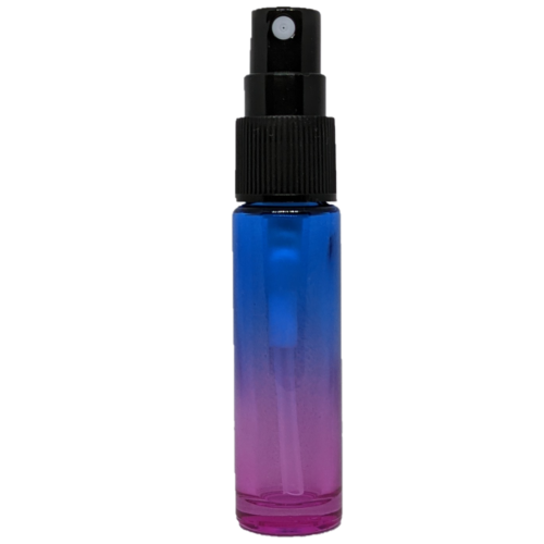 10ml Spray Bottle Blue Pink Black Lid