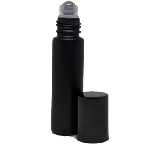 10ml Frosted Black with Lid