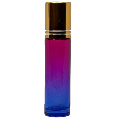 10ml Pink Blue with Gold Lid