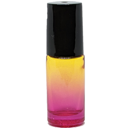 5ml Yellow Pink with Black Lid